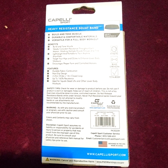 Capelli Sport Looped Fabric Heavy Resistance Band - Picture 5 of 5